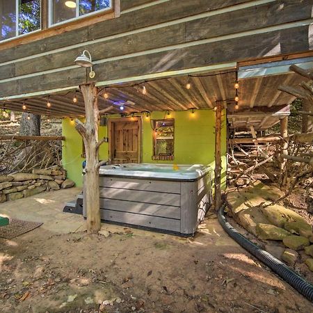 The Treehouse Cabin Creekside Home With Hot Tub! Summerville Eksteriør billede