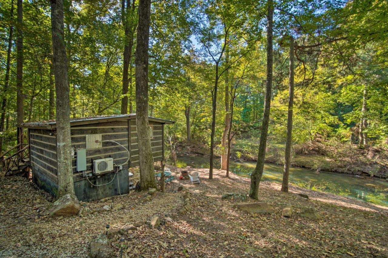 The Treehouse Cabin Creekside Home With Hot Tub! Summerville Eksteriør billede