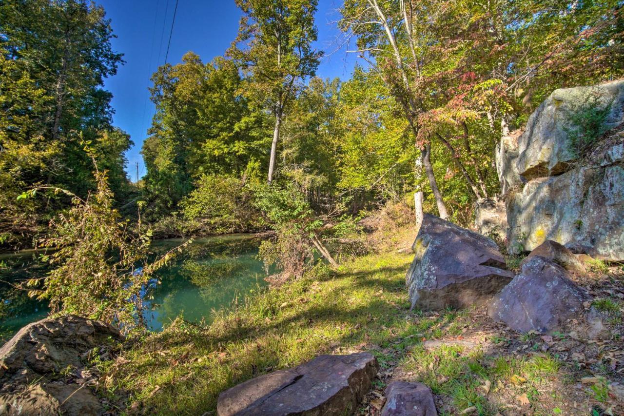 The Treehouse Cabin Creekside Home With Hot Tub! Summerville Eksteriør billede